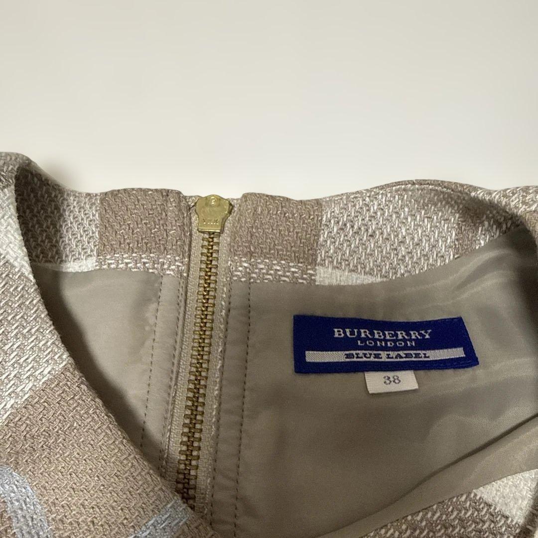 美品✨BURBERRY チェック柄 ワンピース 38