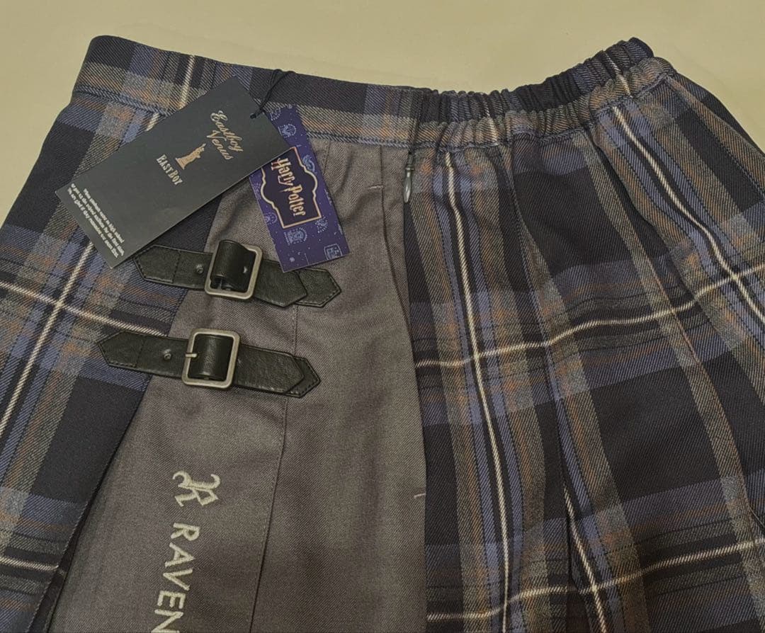 新品 EASTBOY ハリーポッター ロングスカート チェック 無地 ホグワーツ