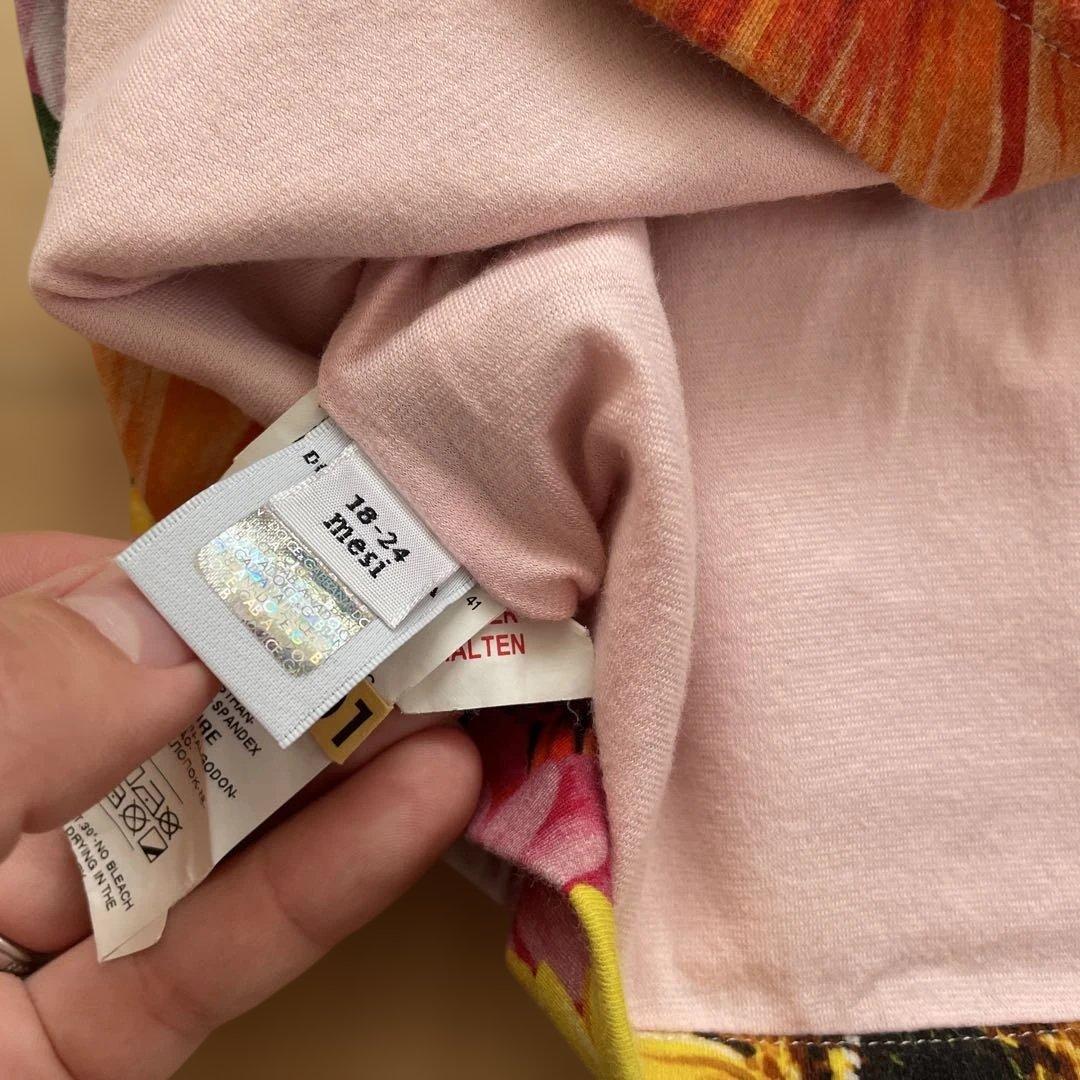 DOLCE&GABBANA 花柄ワンピース 18-24 mesi