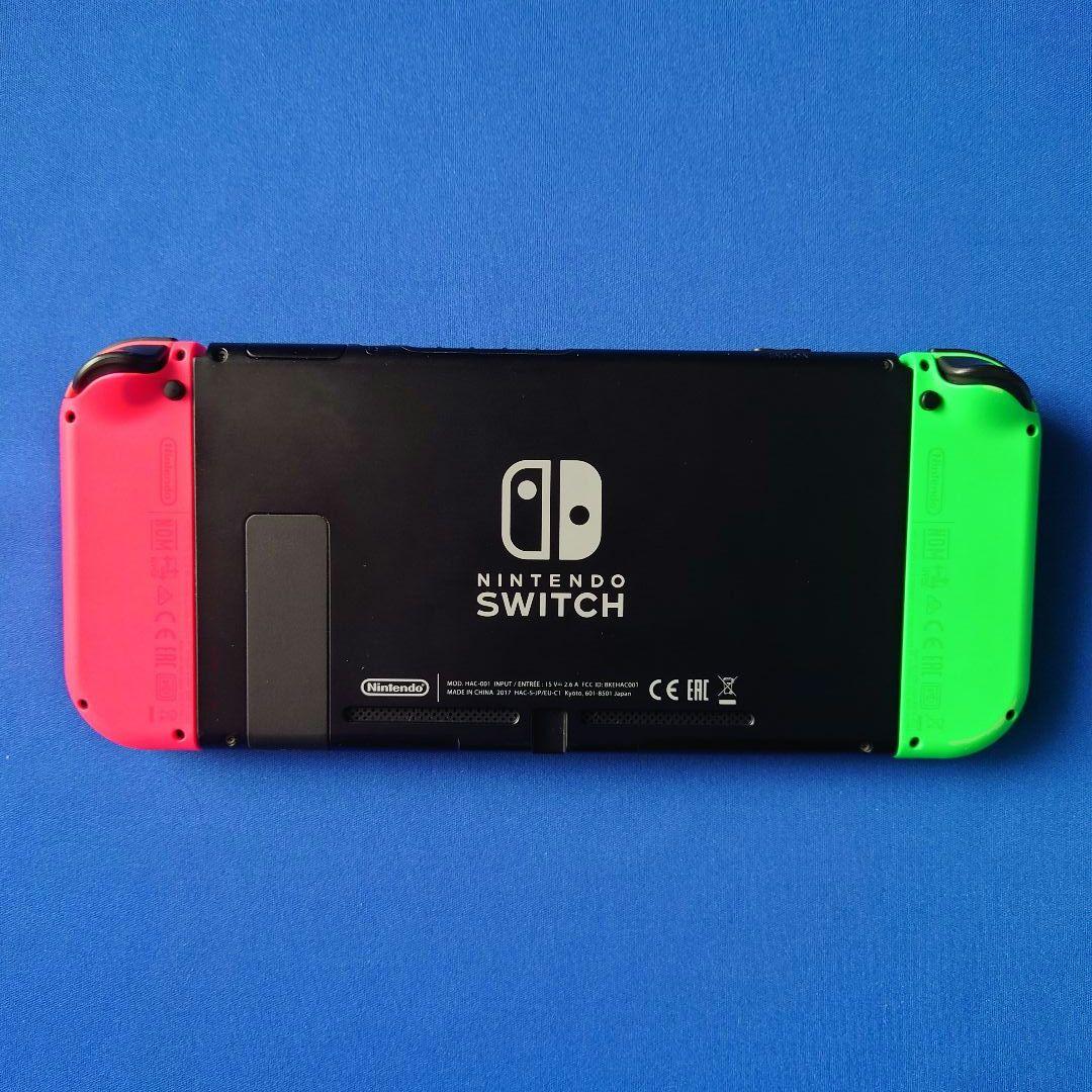 Switchスプラトゥーン2セット（液晶保護フィルム貼付済、microSD付き）