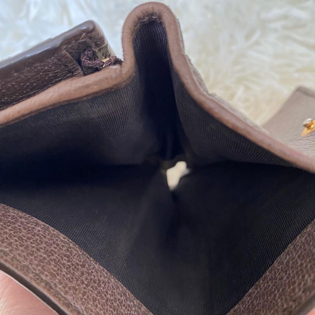 【美品✨】GUCCI 折り財布 マーモント シェリーライン GG レザー