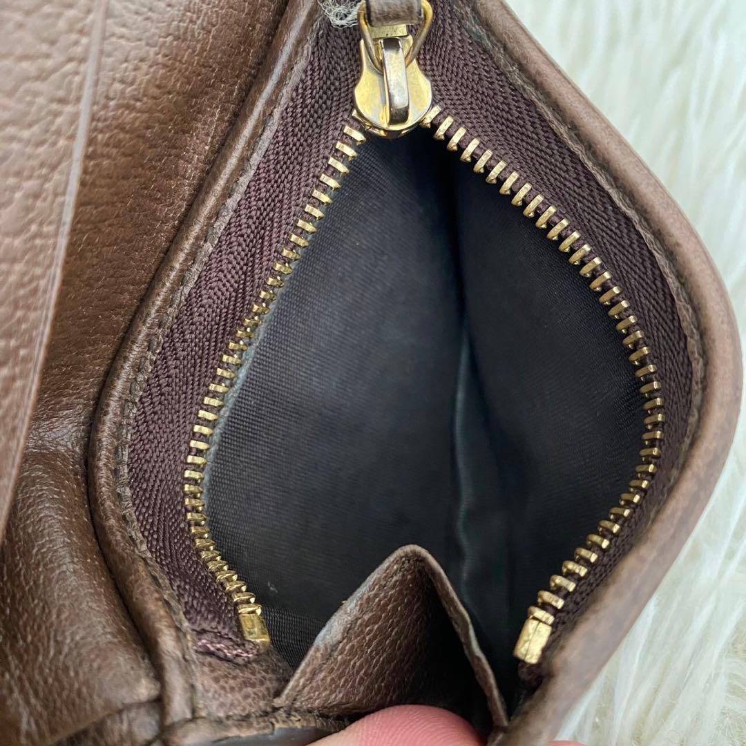【美品✨】GUCCI 折り財布 マーモント シェリーライン GG レザー