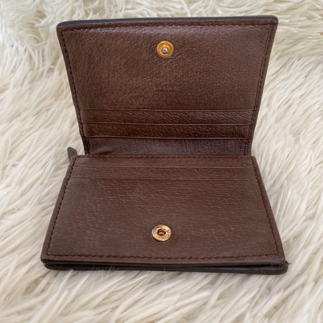 【美品✨】GUCCI 折り財布 マーモント シェリーライン GG レザー