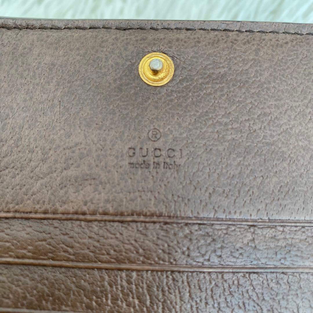 【美品✨】GUCCI 折り財布 マーモント シェリーライン GG レザー