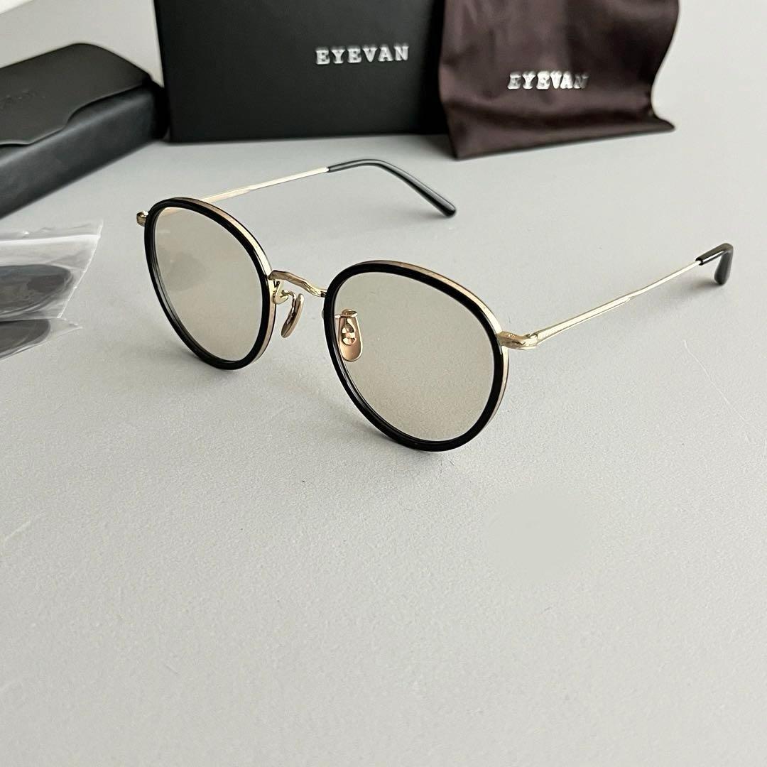 EYEVAN アイヴァン E-0509 PBK/G 未使用極美品