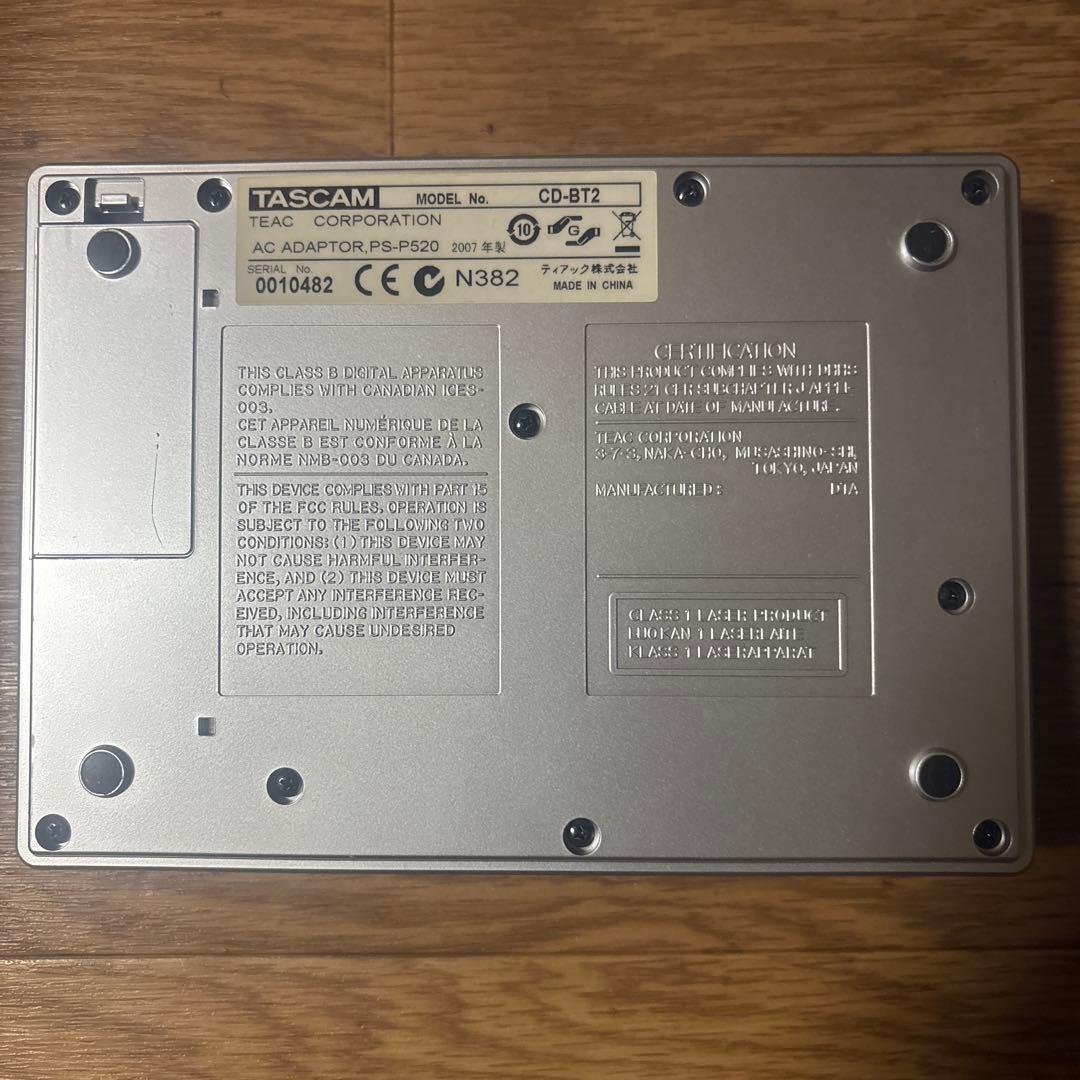 TASCAM ポータブルベーストレーナー CD-BT2