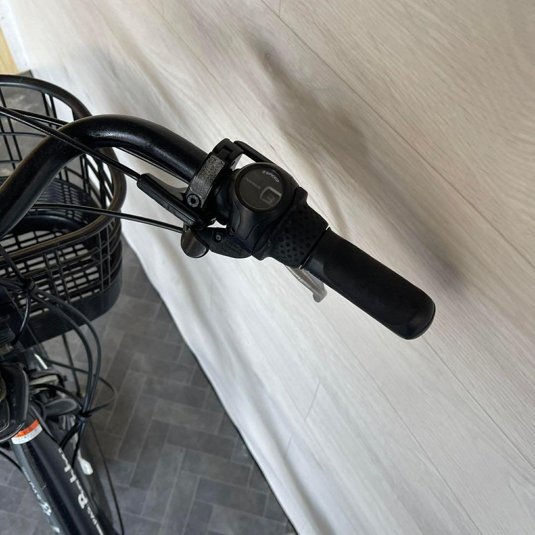 電動アシスト自転車 ブラック 前カゴ付き