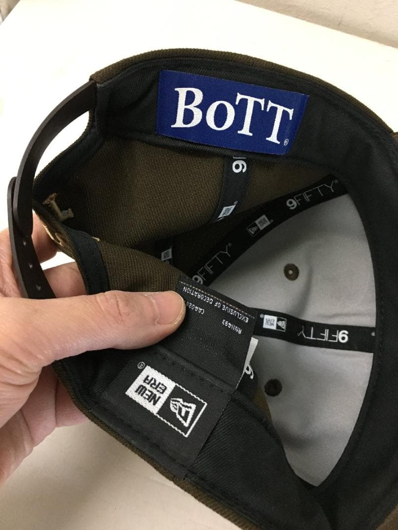 ニューエラ NEW ERA × Bott ボット ロゴ刺繍 CAP キャップ