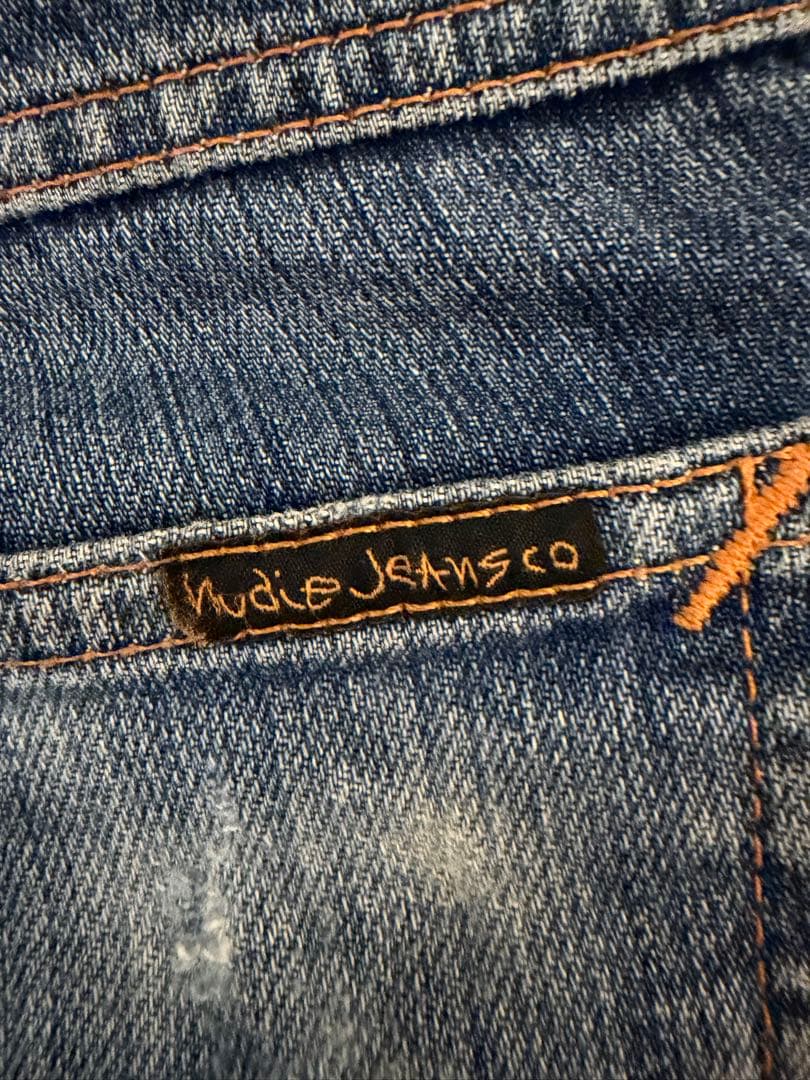 パンツ NudieJeans THIN FINN Worn InEcru W27 L30