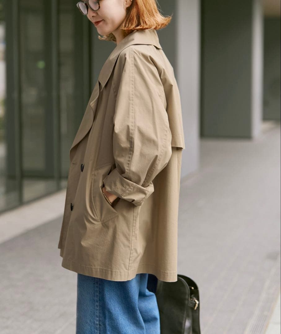 Spick & Span C/Pミドル丈トレンチコート
