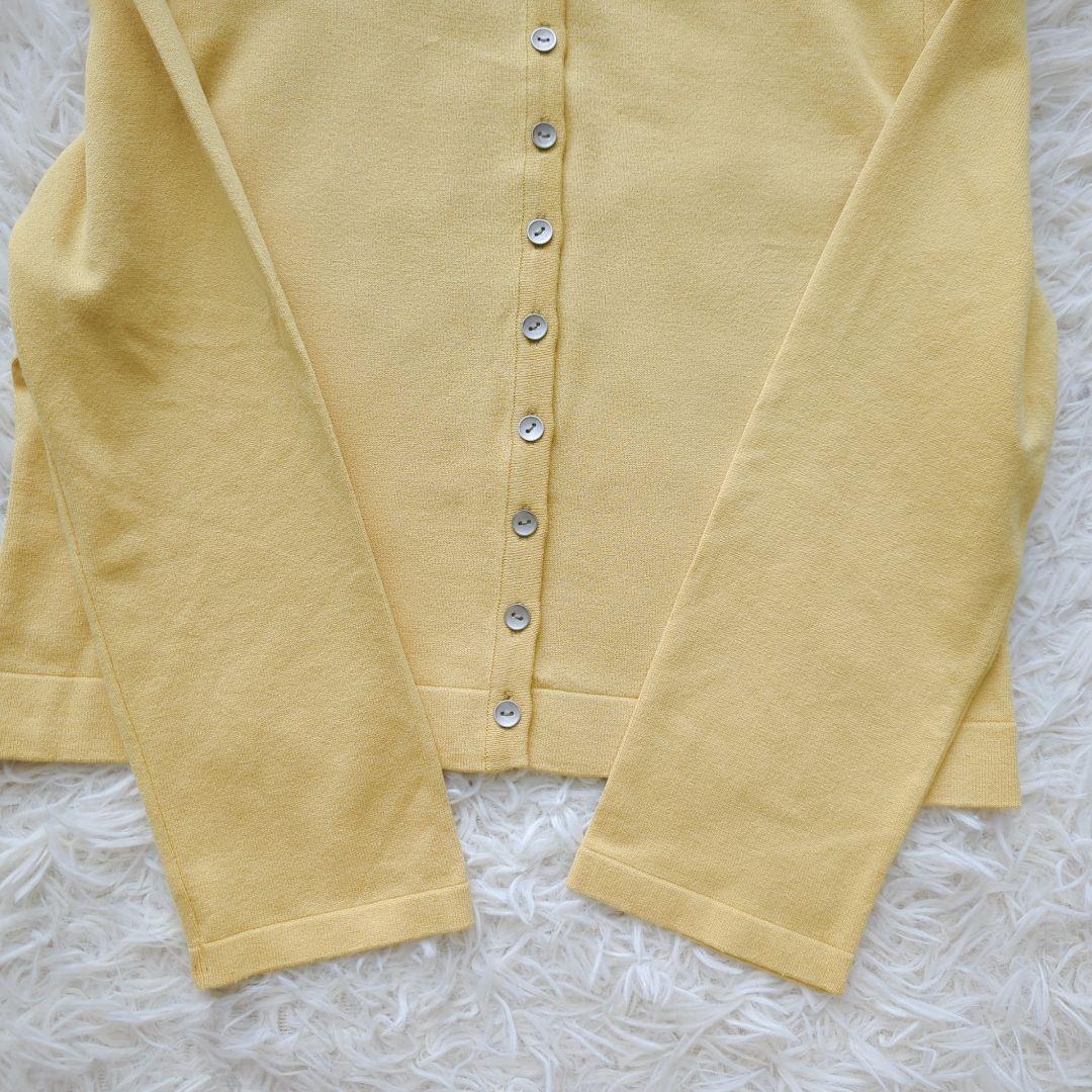 美品✨️FOXEY ニットボレロカーディガン　Vitamin　マリーゴールド