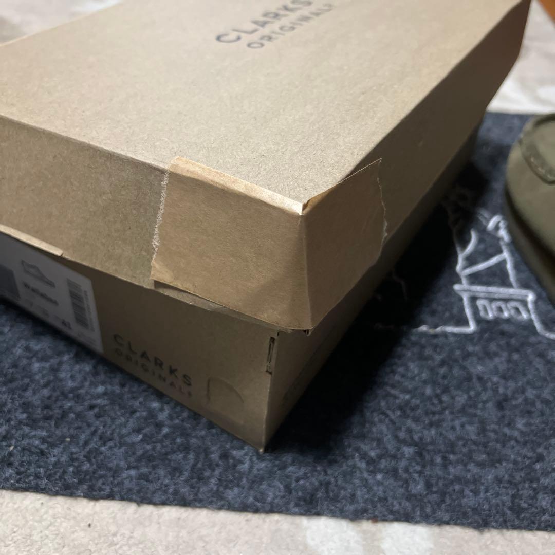 CLARKS ORIGINALS ワラビー オリーブ　25.5cm