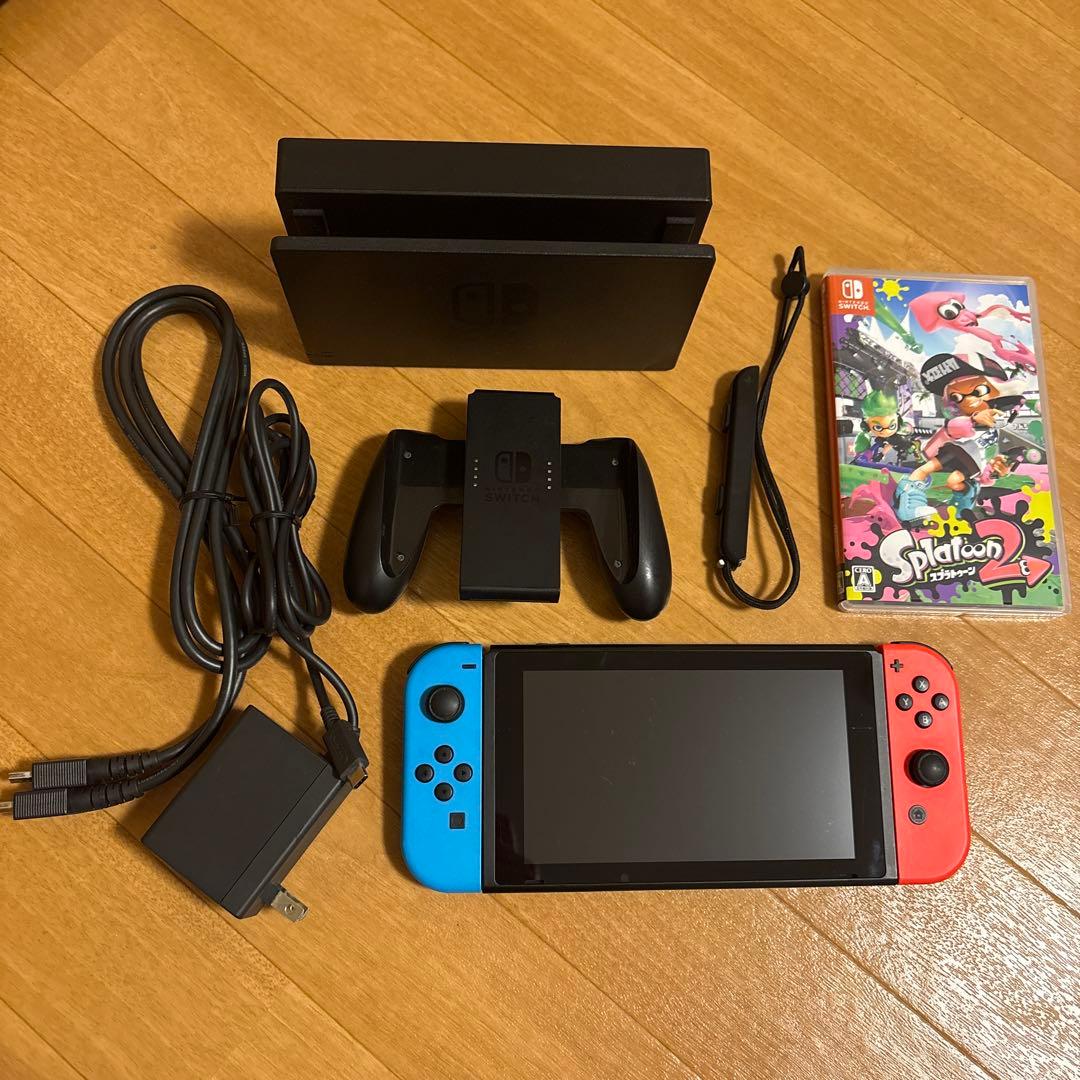 Nintendo Switch 本体　スプラトゥーン2ソフト付き