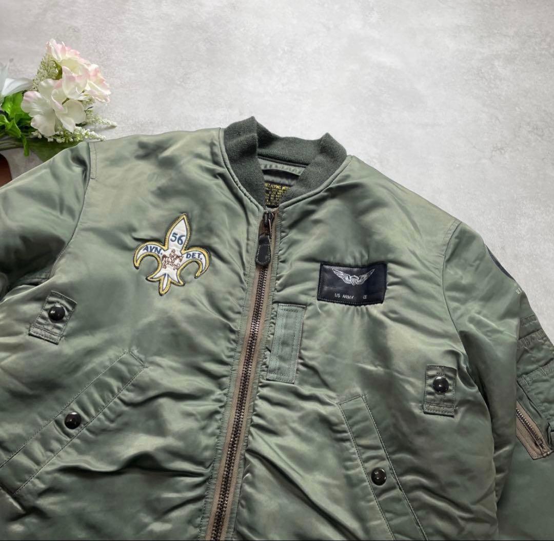 CAB CLOTHING MA1 フライトジャケット 1stレザー M
