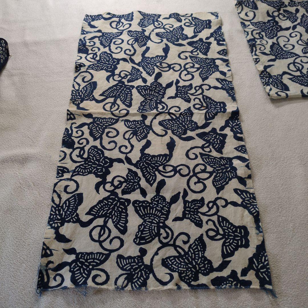 作家さんの生地　印花布？　絞り　ハンドメイド　リメイク