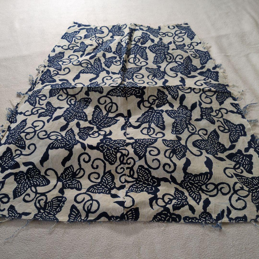 作家さんの生地　印花布？　絞り　ハンドメイド　リメイク