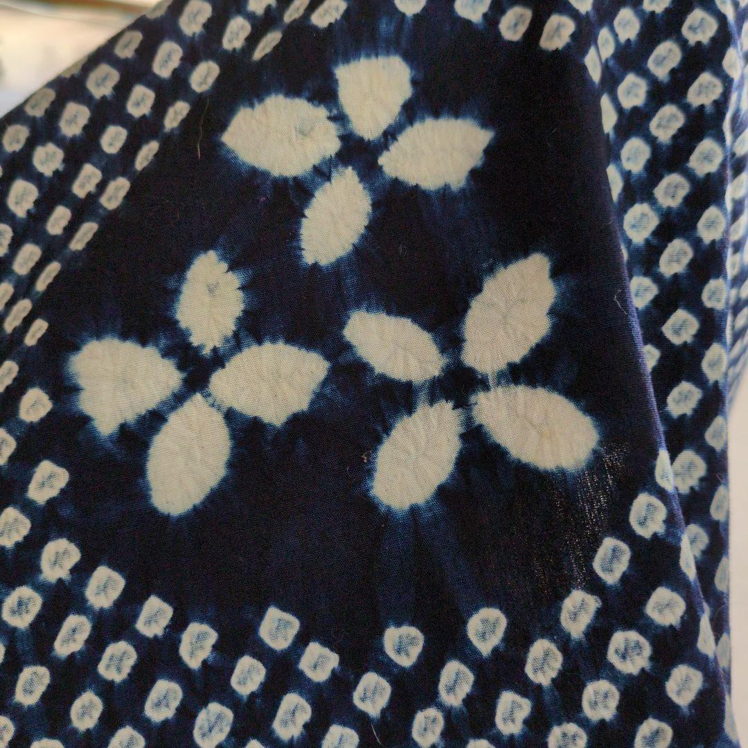 作家さんの生地　印花布？　絞り　ハンドメイド　リメイク