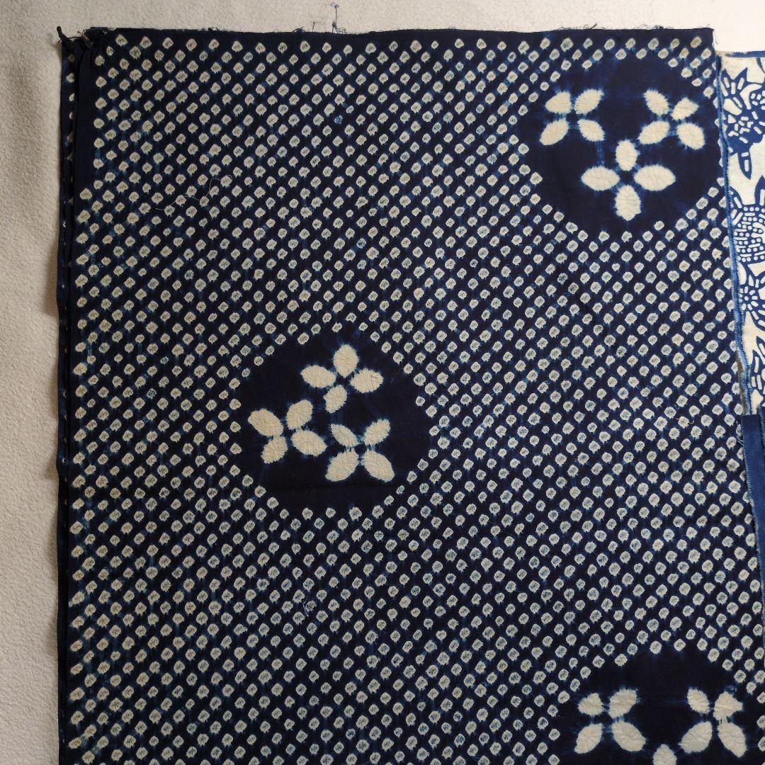 作家さんの生地　印花布？　絞り　ハンドメイド　リメイク