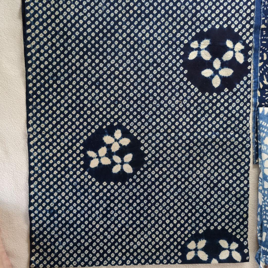 作家さんの生地　印花布？　絞り　ハンドメイド　リメイク