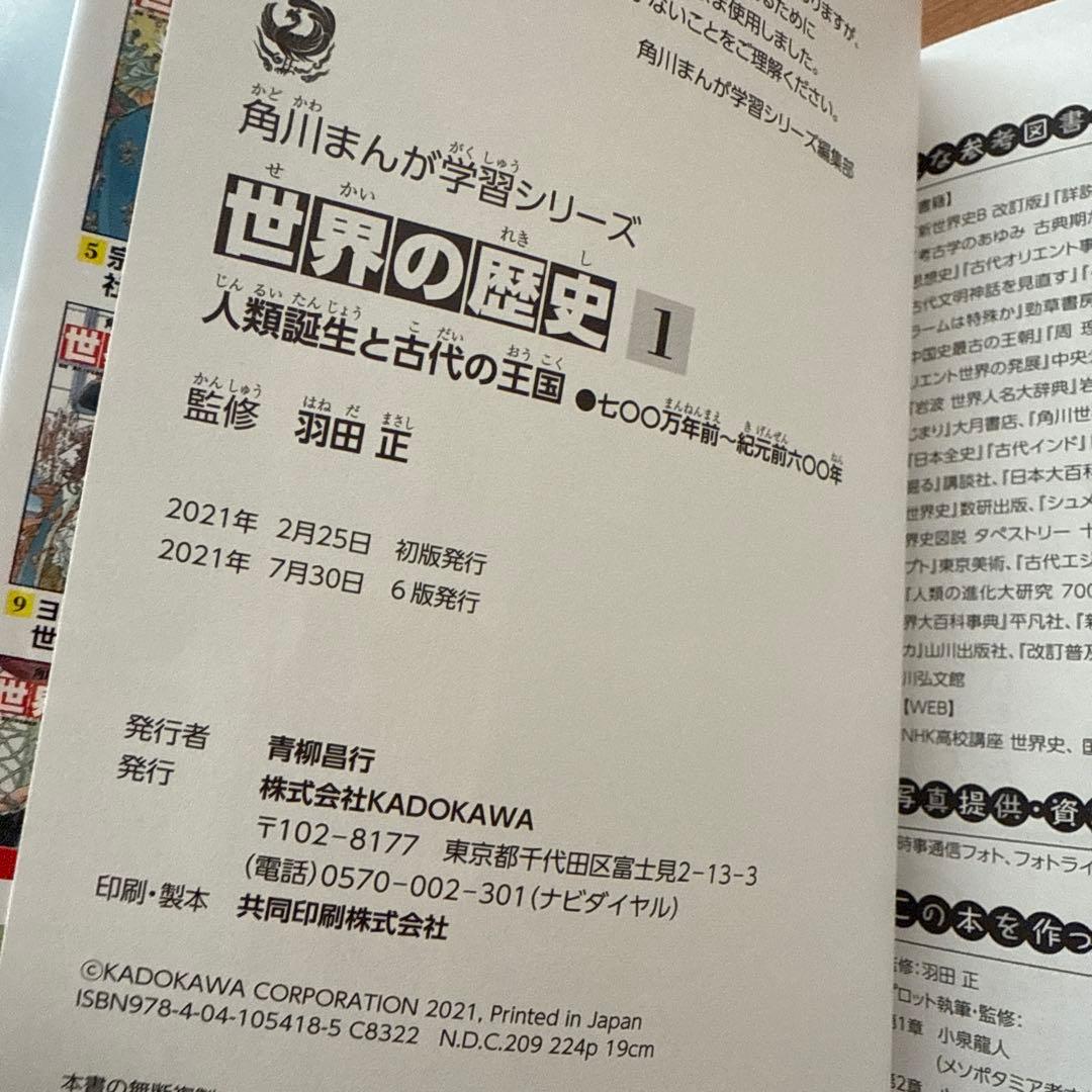 【美品・帯・カバー・箱付き】角川 世界の歴史 全20巻セット 新学習指導要領対応