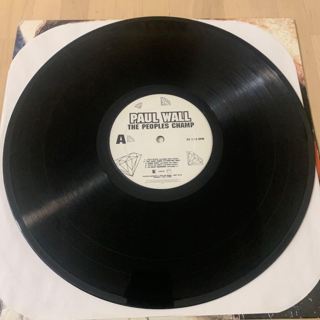 洋楽 Paul Wall The Peoples Champ LP g-rap