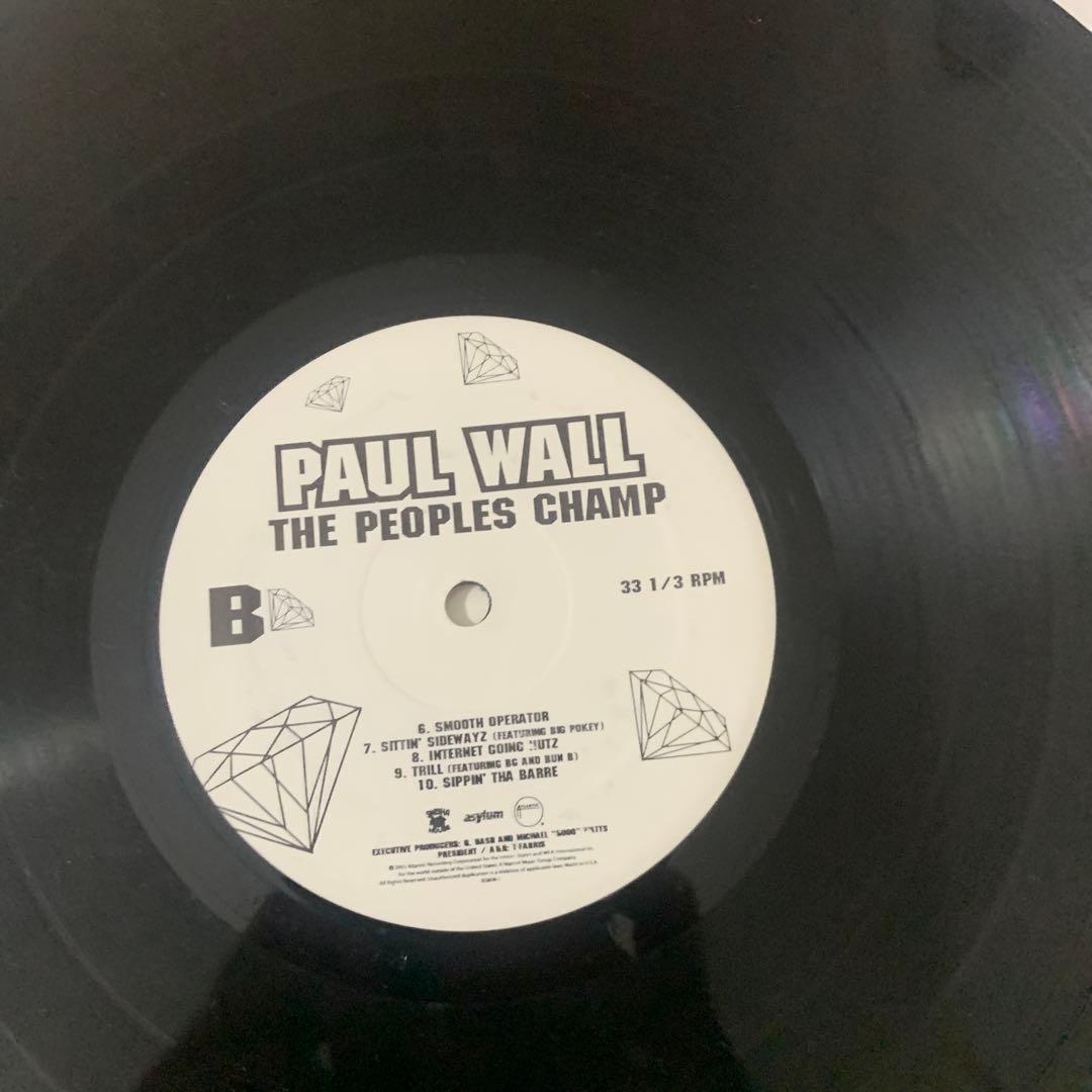 洋楽 Paul Wall The Peoples Champ LP g-rap