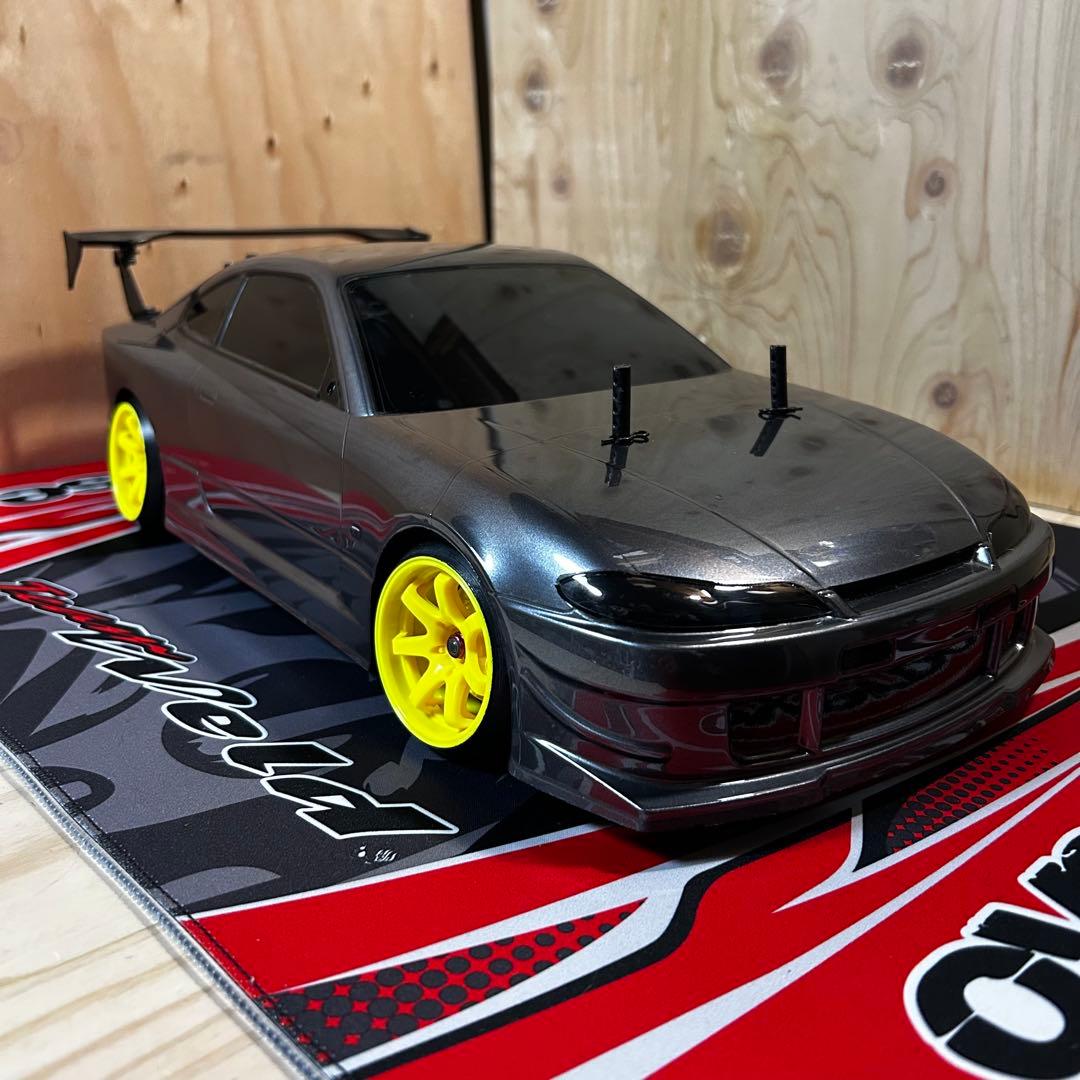 タミヤ TT-01 シルビア S15 カーボンシャーシ ケツカキ1.5 4WD
