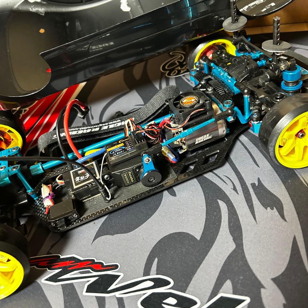 タミヤ TT-01 シルビア S15 カーボンシャーシ ケツカキ1.5 4WD