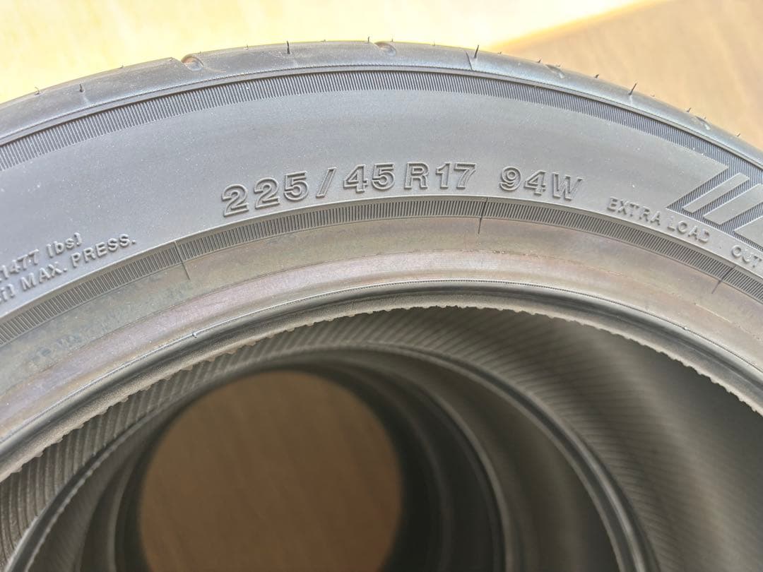 山*之様 【送料込・新品タイヤ4本セット】YOKOHAMA AD09 225 4