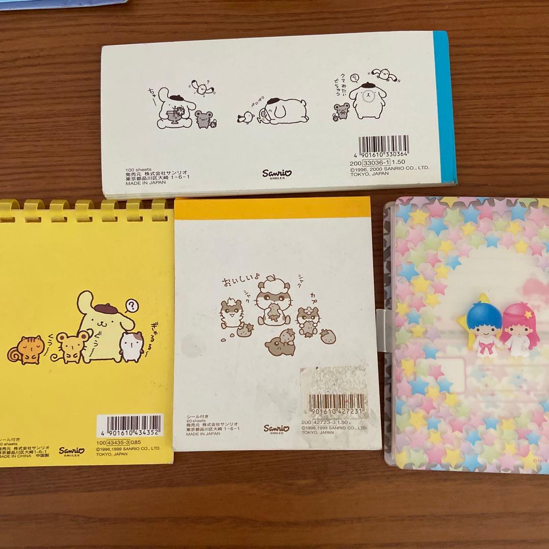 サンリオ メモ帳4点セット 平成レトロ