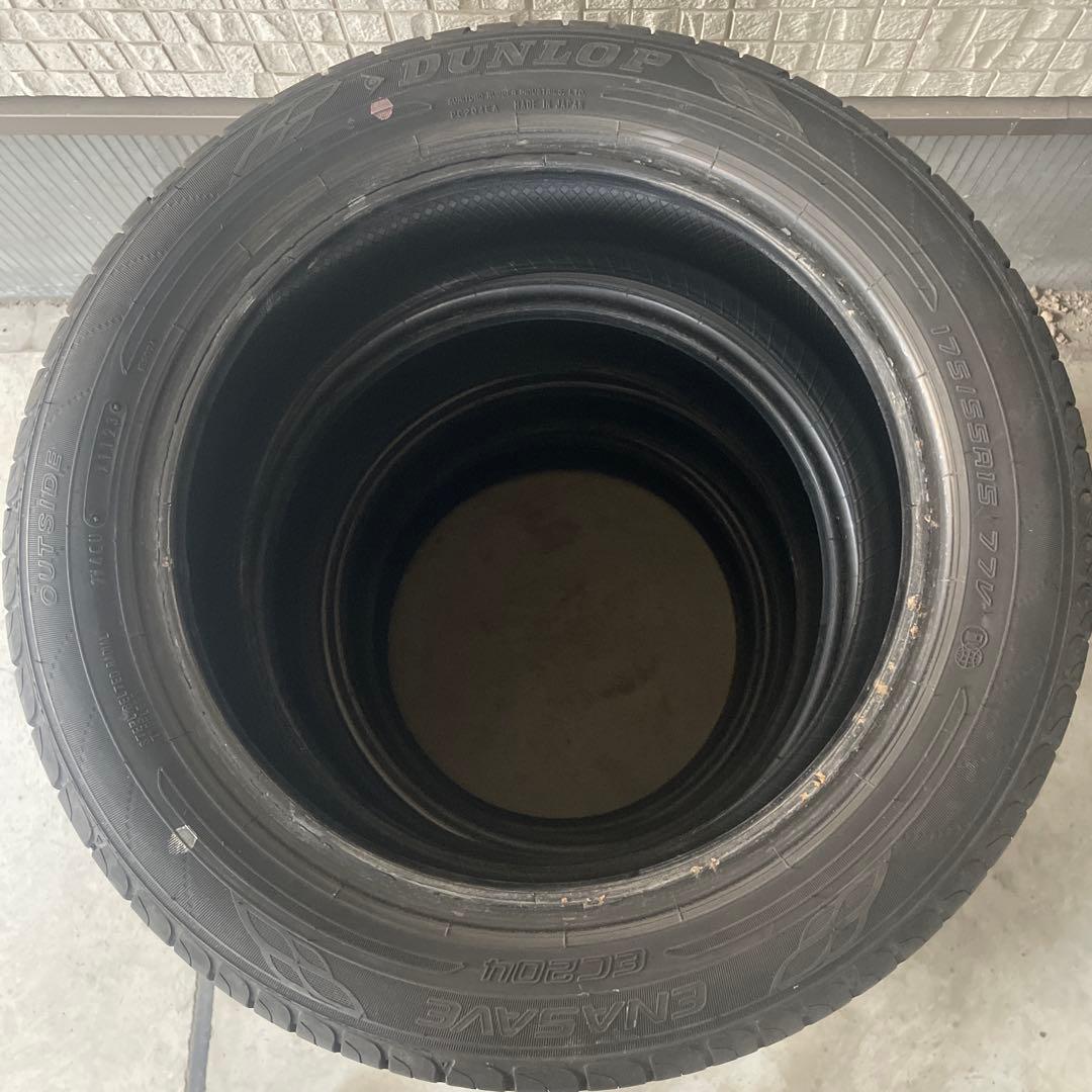 ダンロップ　エナセーブ　175/55R15中古4本　23年製　送料込み