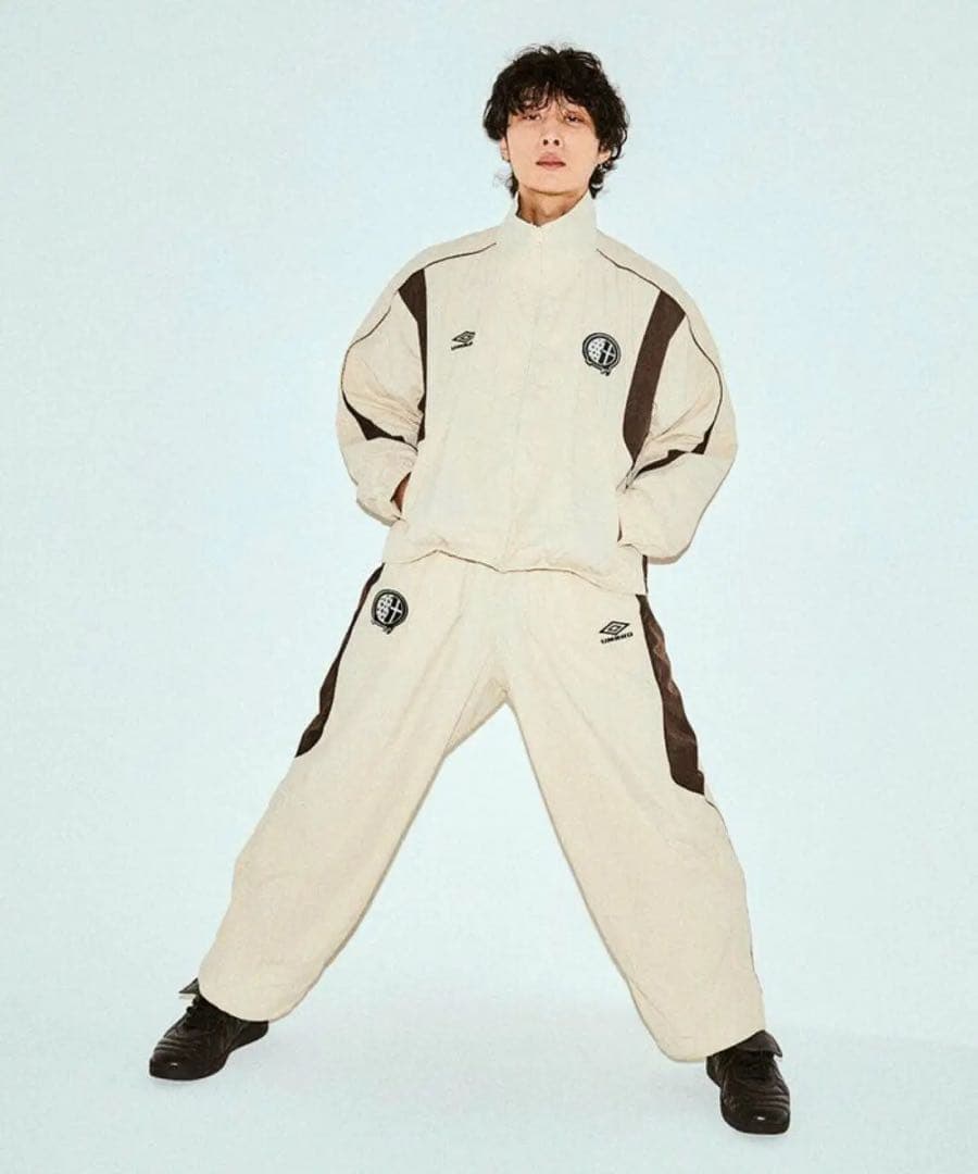T*3様 UMBRO go!go!vanillas ナイロントラックパンツ ホワ