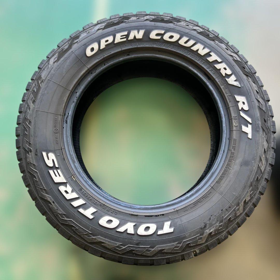 185/85R16 4本セットオープンカントリー R/T トーヨーホワイトレター