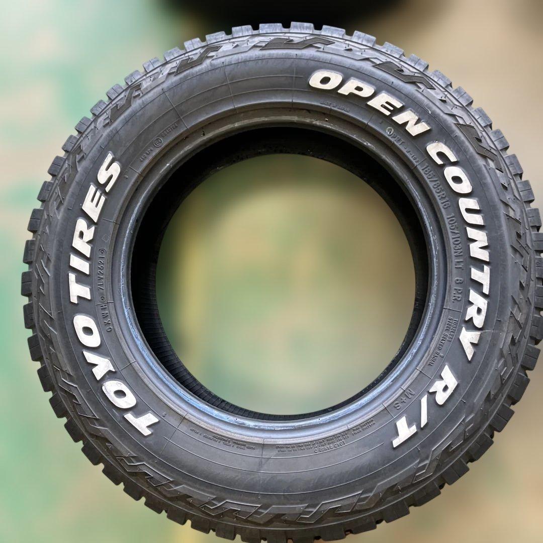 185/85R16 4本セットオープンカントリー R/T トーヨーホワイトレター