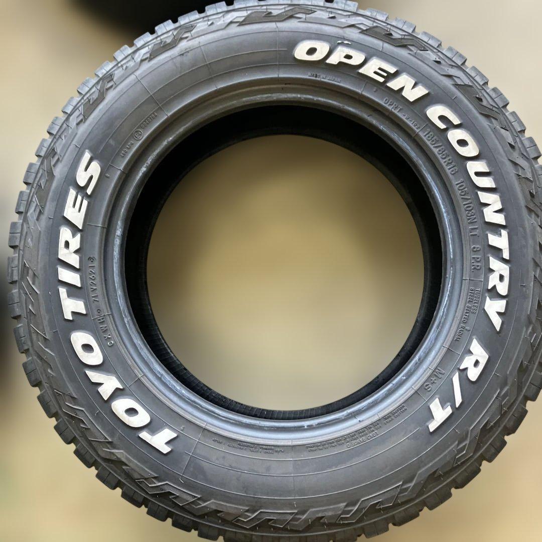 185/85R16 4本セットオープンカントリー R/T トーヨーホワイトレター