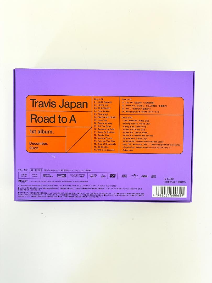 トラジャ ファーストアルバム Road to A FC限定盤（G1385）