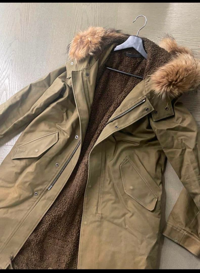 lithium モッズコート　green man HYKE