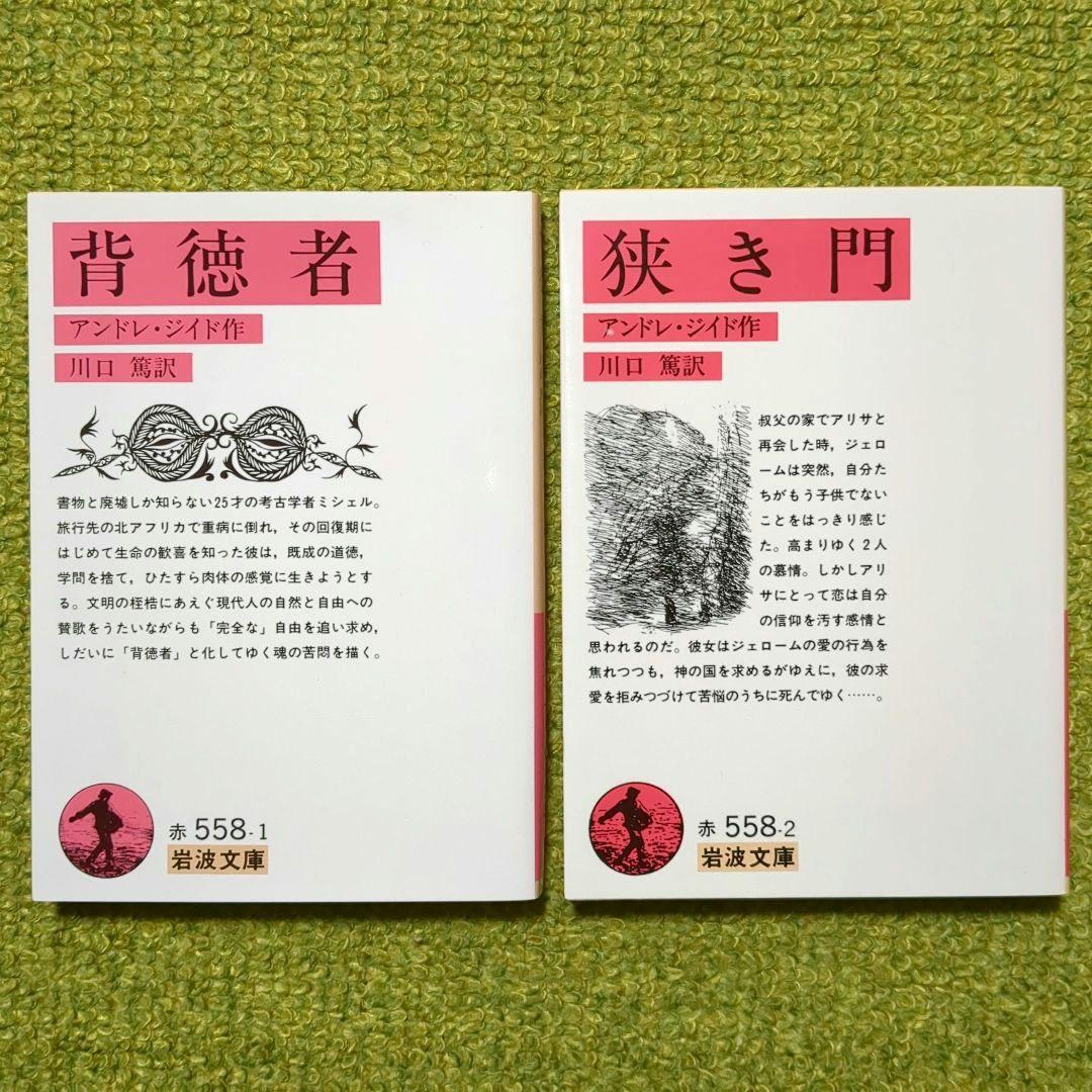 アンドレ・ジイド 背徳者 狭き門 贋金つくり 他 岩波文庫 全12冊セット