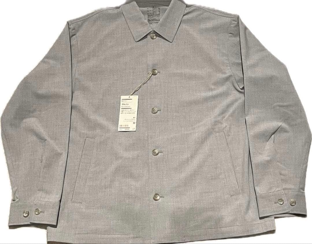 新品【M】 Grayish MUJI 乾きやすい ブルゾン 無印良品 ムジ