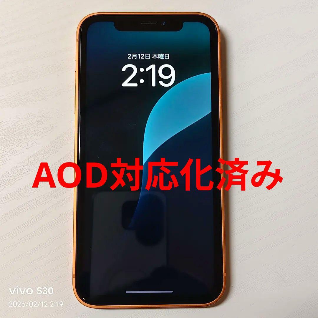 究極魔改 iPhone XR カスタム品 (17Pro風)128GB ケース付き
