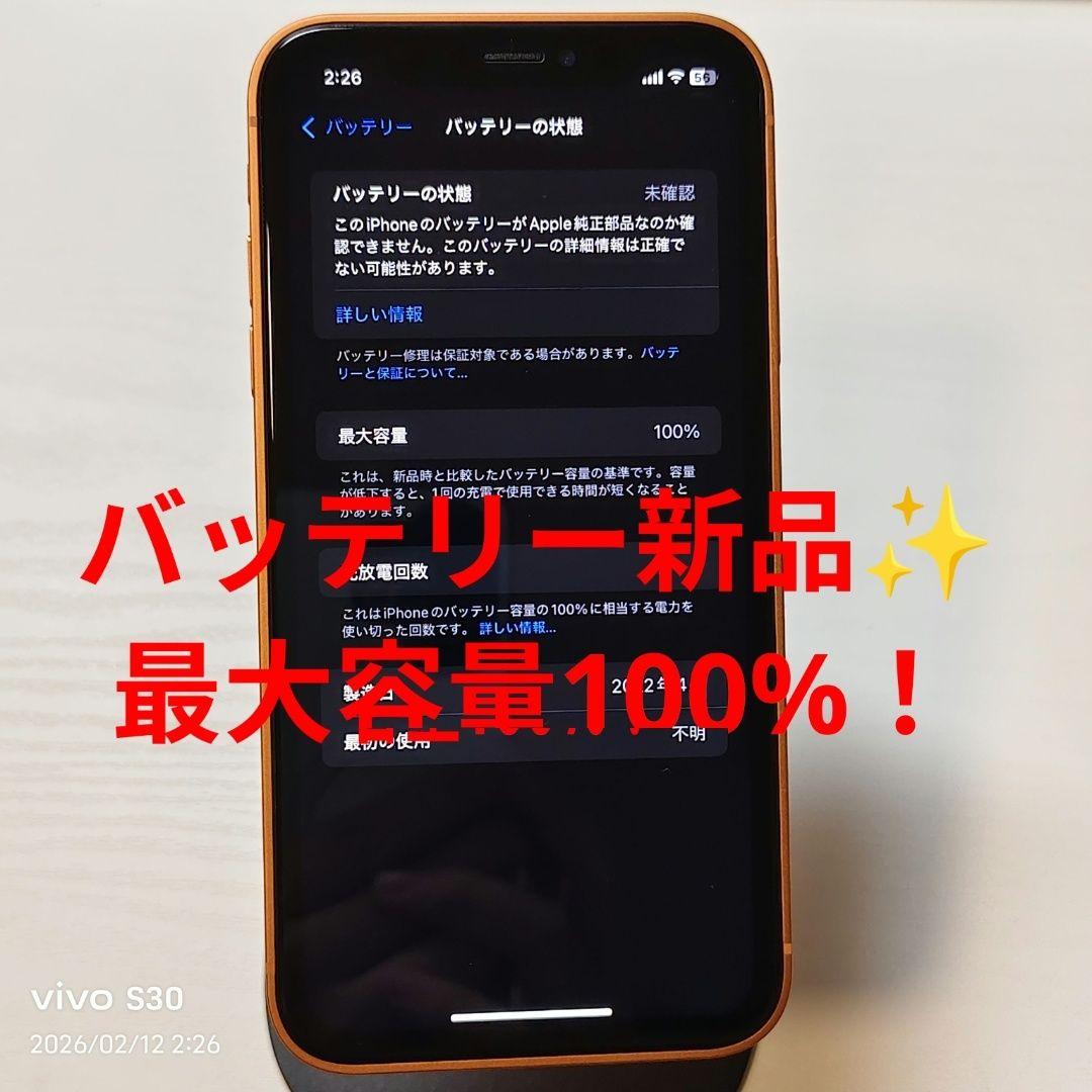 究極魔改 iPhone XR カスタム品 (17Pro風)128GB ケース付き