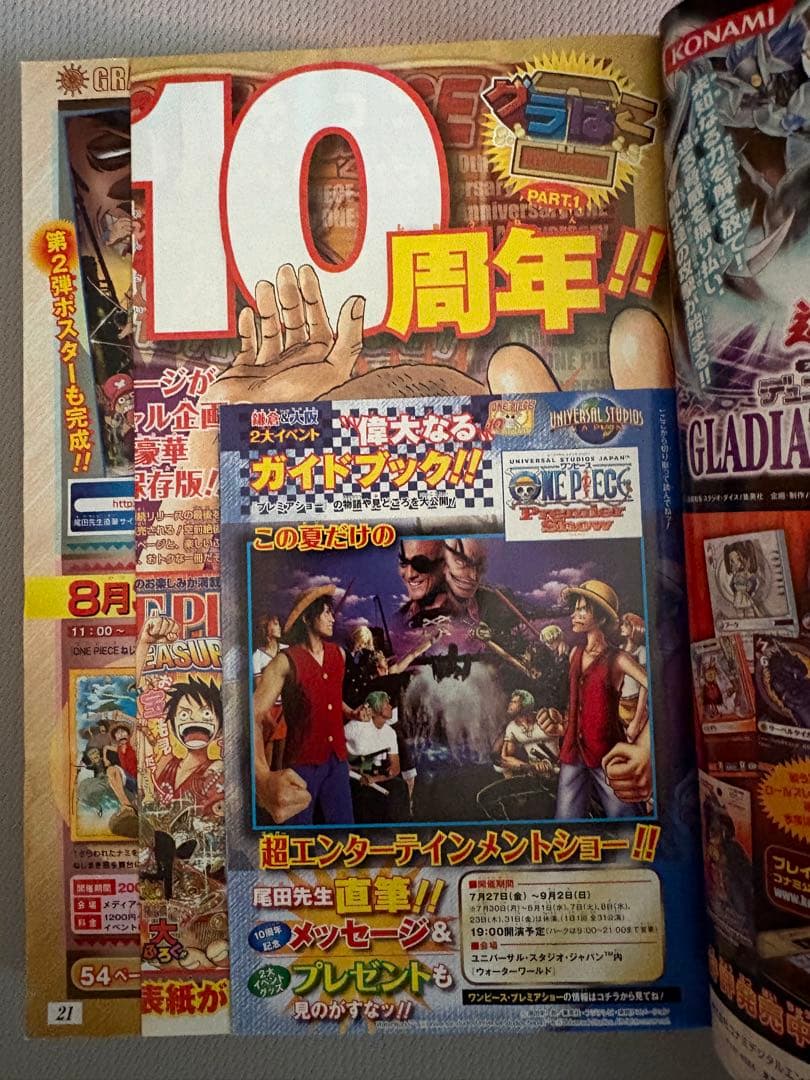 ポ*ョ様 ONE PIECE 34号 10周年記念