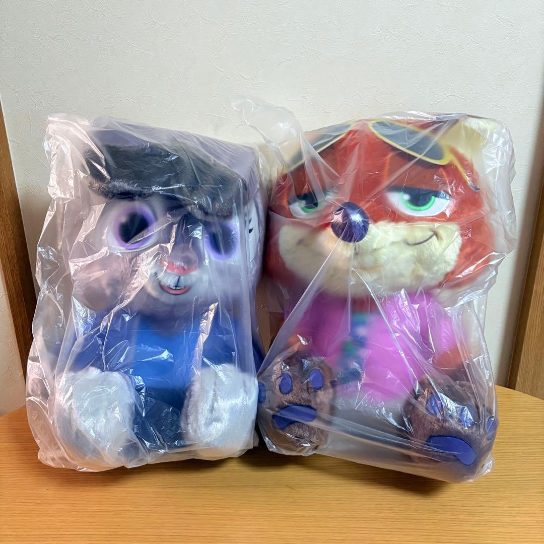 ズートピア2 スーパーラージぬいぐるみ　2種セット