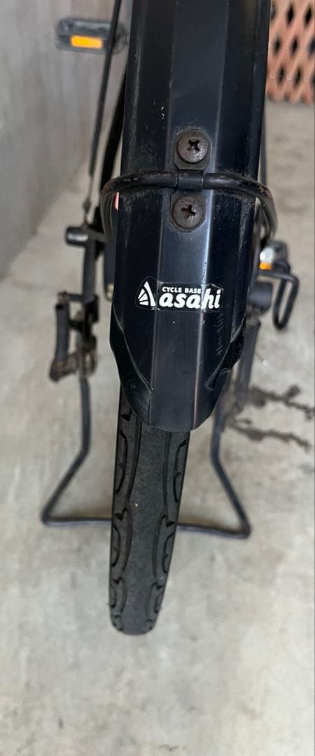 埼玉県　手渡し　ジュニア用　ブラック シティバイク 26インチ　あさひ