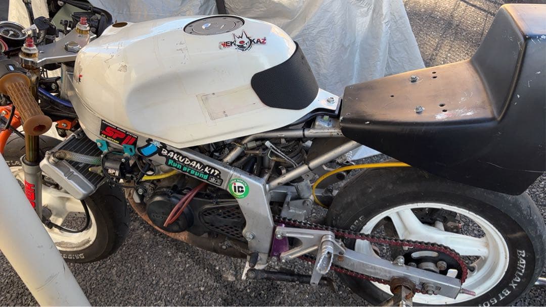 nsr50 レースシートカウル　m-design