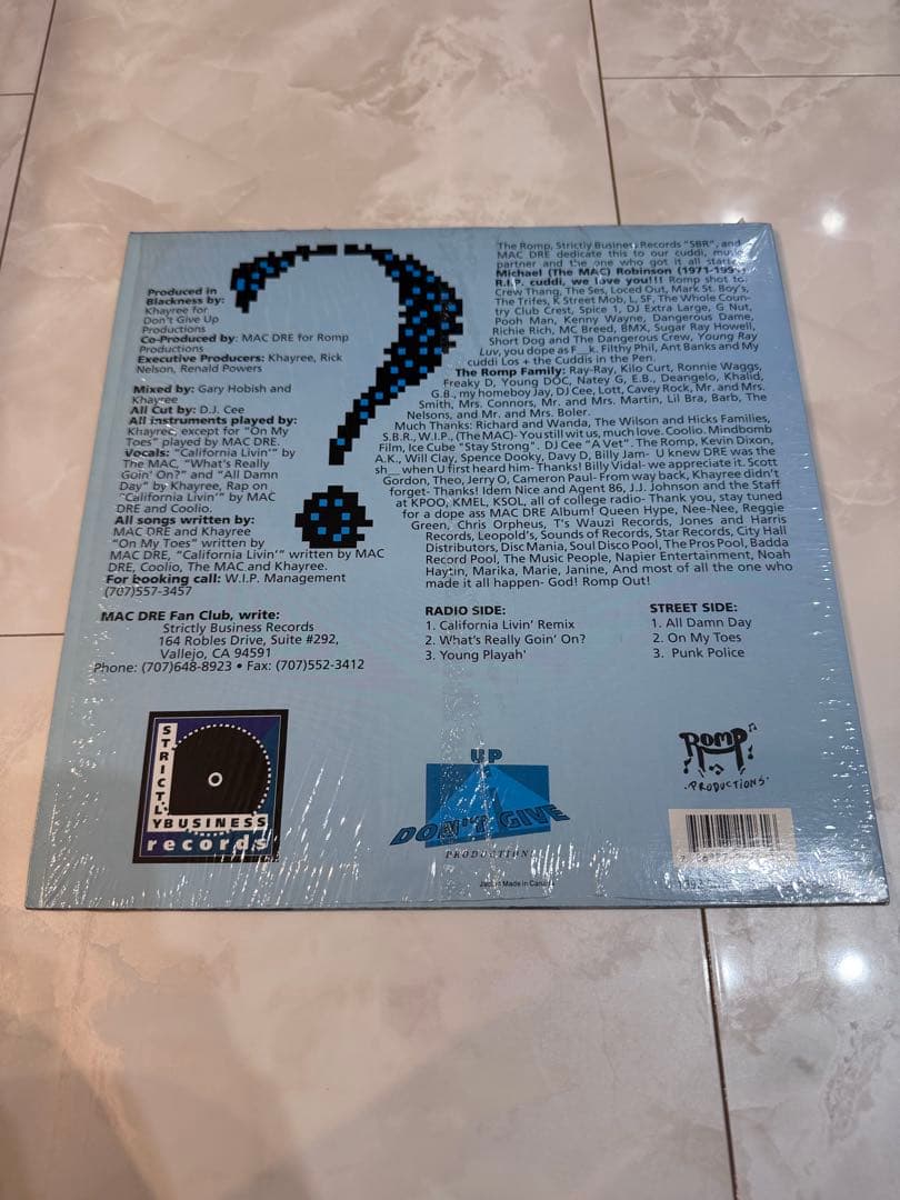 Mac Dre 名盤LP What’s Really Goin On?