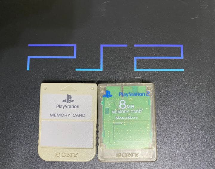 プレーステーション2本体＋部品＋ソフト＋メモリーカード