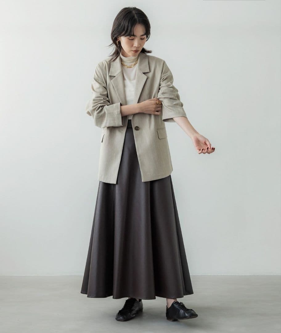 美品❁crewre クルーレ ツイーディヘリンボンジャケット 3 こすぱっしょん