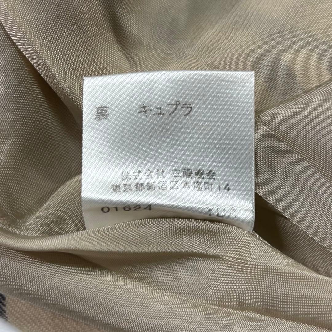バーバリーロンドン ノバチェック ロング丈 ウール スカート サイズ42