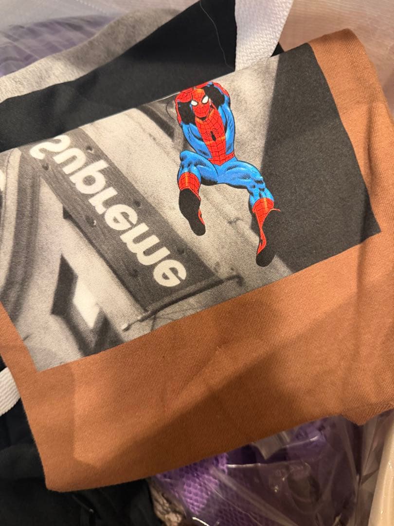26ss Supreme Spider-Man Teetシャツ L